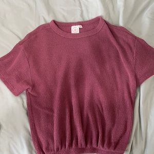 Live in the moment, knit xs top